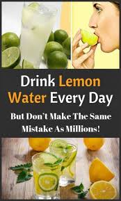Drink Lemon Water Every Day But Don T Make The Same Mistake As Millions Healthy Food Coconut Health Benefits Lemon Water Tomato Nutrition