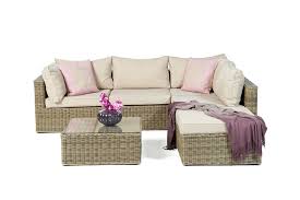 All outdoor couches can be shipped to you at home. Rattan Lounge Good Times Natural Round Garden Furniture Set