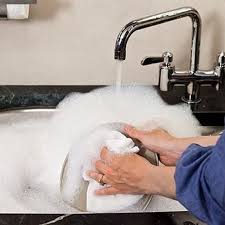 how to wash dishes
