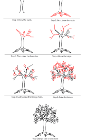 How To Draw A Tree Step By Step Image Guides Tree Drawing Simple Tree Drawings Pencil Tree Drawing