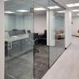 Office glass partition door toughened