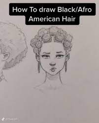 Nifty On Twitter: "How To Draw Afro-American Hair Https://T.co/5Pm2Cea3Xe"  / Twitter