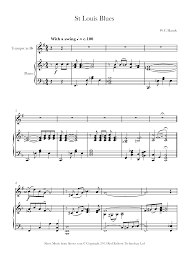 One octave scales for the beginning and advancing trumpet student. W C Handy St Louis Blues Sheet Music For Trumpet 8notes Com