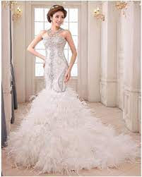 Mermaid Wedding Dresses With Feather Bottom Wedding Dresses Dresses Mermaid Wedding