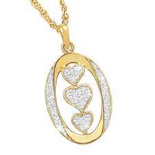 My Daughter I Love You Diamond Pendant The Danbury Mint Diamond Pendant Pendant Beautiful Necklaces