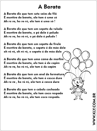 Cantiga A Barata Diz Que Tem Musicas E Cantigas Temas Infantis Para Imprimir Com Imagens Letras De Musicas Infantis Musicas Infantil Cantigas Infantil