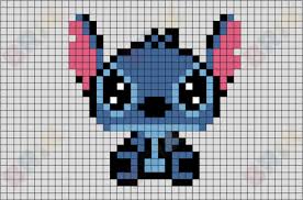 Stitch Pixel Art Pattern Stitch Disney Pixel Art
