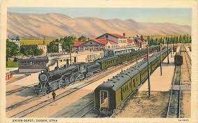 Ogden Utah 1930s Union Depot Postcard Train Southern Teich Linen 1755 In 2020 Utah Ogden Utah Ogden