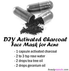 Diy activated charcoal face mask directions pick an activated charcoal made from coconut shells or wood chips without any added ingredients. Diy Activated Charcoal Face Mask For Acne Beautymunsta Free Natural Beauty Hacks And More