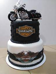 Harley Davidson Cake Harley Davidson Cake Motorcycle Birthday Parties Fondant Cakes Birthday
