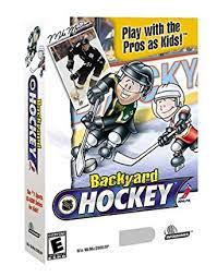 Enjoy that crisp sound of skates cutting ice in your very own backyard ice rink while listening to the playful laughter of children. Backyard Hockey Pc By Humongous Entertainment Amazon De Games