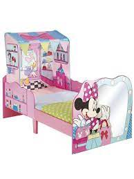 Disney Minnie Mouse Toddler Bed And Canopy By Hellohome Amazon Co Uk Baby Minnie Mouse Toddler Bedding Princess Toddler Bed Toddler Bed