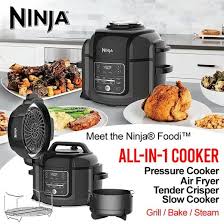 Want to make a healthy meal with salmon in the air fryer tonight? 25 Off Ninja Foodi Op300 All In One Cooking Appliance Tv Home Appliances Kitchen Appliances Cookers On Carousell