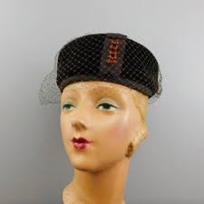 Roger Hackett Brown Velvet Elegant Hat