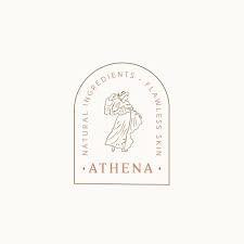 Athena Goddess Logo Modern Greek Logo Skincare Olive Cosmetic Logo Premade Handmade Logo Mystical Mag Handmade Logo Cosmetic Logo Logo Design Inspiration