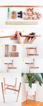3 Diy Usando Canos De Cobre Base Vaso Bangalo Da Tati Decoracao Decoracao Personalizada Ideias