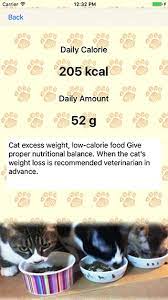 Nov 02, 2018 · let's say your veterinarian has determined that your cat should take in 240 calories per day. Calorie Calculator For Cats