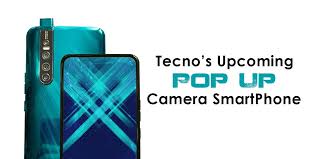 The pop up camera phones island is mounted centrally and is surrounded by a metal ring that helps with the aesthetic and to prevent scratches, too.there is no fingerprint scanner here: Tecno Rumored To Launch Pop Up Camera Phone By 2020 Phoneworld