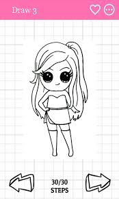 Follow along to learn how to draw cute ariana grande step by step, easy. Drawing Cute Chibi Famous Girls Amazon Co Uk Apps Games