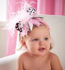 Black And Pink Ostrich Party Headband by Mud Pie