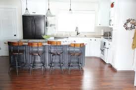 The countertops and backsplash were a dark granite, and above the range was a. The Look Two Tone Tuxedo Kitchen Bright Green Door
