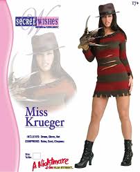 See over 68 freddy krueger images on danbooru. Amazon Com Rubie S Secret Wishes Women S Nightmare On Elm Street Miss Krueger Costume Clothing
