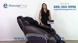 Osaki Os 4000 Massage Chair Video Introduction Youtube