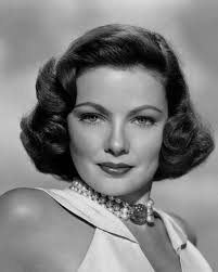 Gene Tierney** (1920-1991), so sweet, with her first car. Great successes  but also a lot of misfortune in her private life.