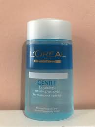 gentle lip and eye make up remover