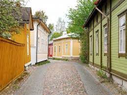 Stroll Around An Old Wooden Town In The Olden Days All Of Finland S Houses Were Built Of Wood Why Of Course Over 70 Of Our La Visit Helsinki Finland Porvoo