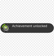 No watermark, custom text and images. Xbox Achievement Unlocked Png Xbox 360 Png Image With Transparent Background Toppng
