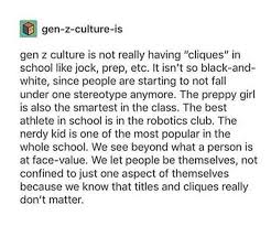 Actually Theres Still Cliques Theres Just More People Of Different Personalities In The Same Groups Most Likely They Ve Grow Words Writing Prompts Relatable