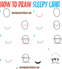 In this anime face drawing tutorial video, i'll be sharing some tips for drawing. How To Draw Tired Sleepy Exhausted Chibi Expressions Easy Step By Step Drawing Tutorial For Beginners How To Draw Step By Step Drawing Tutorials Drawing Tutorials For