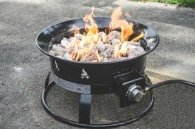 The faux concrete gas fire pit is priced at $349.99. Costco Fire Pit