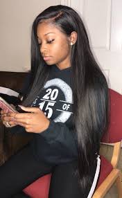 Long black hair style with layers. Custom 26 Inches 30 Inches Hair Length Celebrities Favorite Style Silky Straight Full Lace Human Hair Wig Brazilian Straight Hair Weave Hair Styles Straight Weave Hairstyles