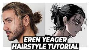 Eren, jager, snk, shingeki, kyojin, livai, mikasa, husbando, long hair, hot eldia, eldian, titan, attack on titan, rivai. Eren Yeager Hairstyle Tutorial Alex Costa Youtube