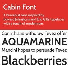 Download the cabin font by pablo impallari. Cabin Google Font