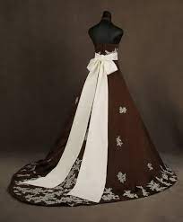 Chocolate Brown Wedding Dresses Pictures Ideas Guide To Buying Stylish Wedding Dresses Brown Wedding Dress Unusual Wedding Dresses Brown Bridesmaid Dresses