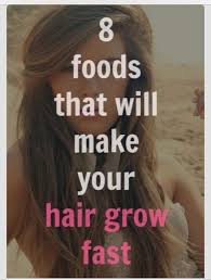 8 Foods That Will Make You Hair Grow Fast Make Hair Grow Faster Hair Styles Natural Hair Styles