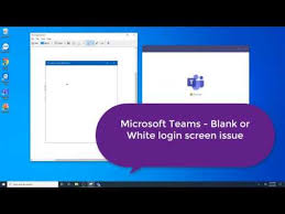 Fix Microsoft Team White Blank Screen Logon Issue Youtube