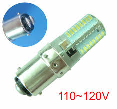 10x Ba15d 110v Bulb 64 Led Silicone Crystal For Singer Sewing Machine White Bulb Led Led Light Bulb