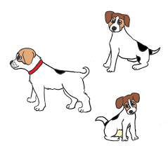 colored jack russel terriers by your love on deviantart russell terrier dog crafts ours polaires coloriage enfants
