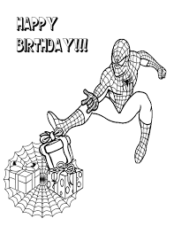 Birthday doodle art birthday happy birthday easy drawings sketches doodle drawings simple doodles cute doodles doodles bonitos imprimibles halloween. Spiderman Happy Birthday Coloring Pages Best Happy Birthday Wishes