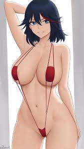 Hey you! This swimsuit looks great... I miss senketsu though.. He'd totally  be jealous! That perv~ : r/makemecumhentai