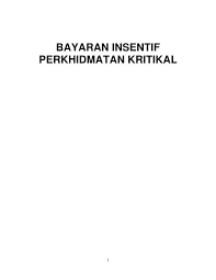 Cuepacs mahu bayaran insentif perkhidmatan kritikal dikekalkan. Bayaran Insentif Perkhidmatan Kritikal Jabatan Akauntan Negara