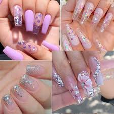 Acrylic nails with butterflies you want to do the manicure, first step done. Buy 6 Boxes 3d Butterfly Nail Art Glitter Sequins Kalolary Splarkly Laser Butterfly Nail Sequin Acrylic Paillettes Hologra At Affordable Prices Free Shipping Real Reviews With Photos Joom