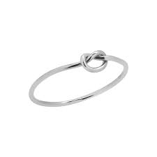 Love Knot Ring Silver J Co Jewellery