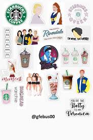 Aesthetic Baddie Printable Cute Stickers Black And White Gfebus00 Riverdale And Starbucks Sticker Template Sticker Template Iphone Case Stickers Printable Stickers