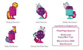 The various pikmi pops that make up the series. Mcdonald S Pikmi Pops Surprise Promotions