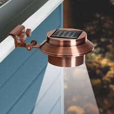 Solar Gutter Lights Such A Good Idea Is Creative Inspiration For Us Get More Photo About Home Decor Related With By Looking At P Backyard Solar Lights Lights